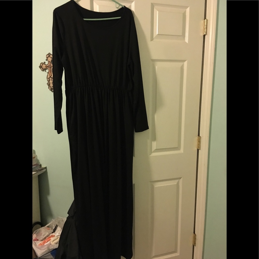 Casual Black Dress